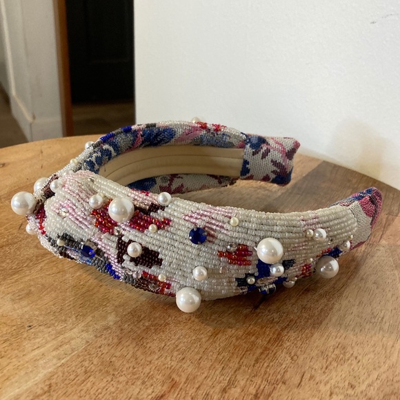 autumn adeigbo floral beaded gemstone crystal pearl embellished headband main image 8